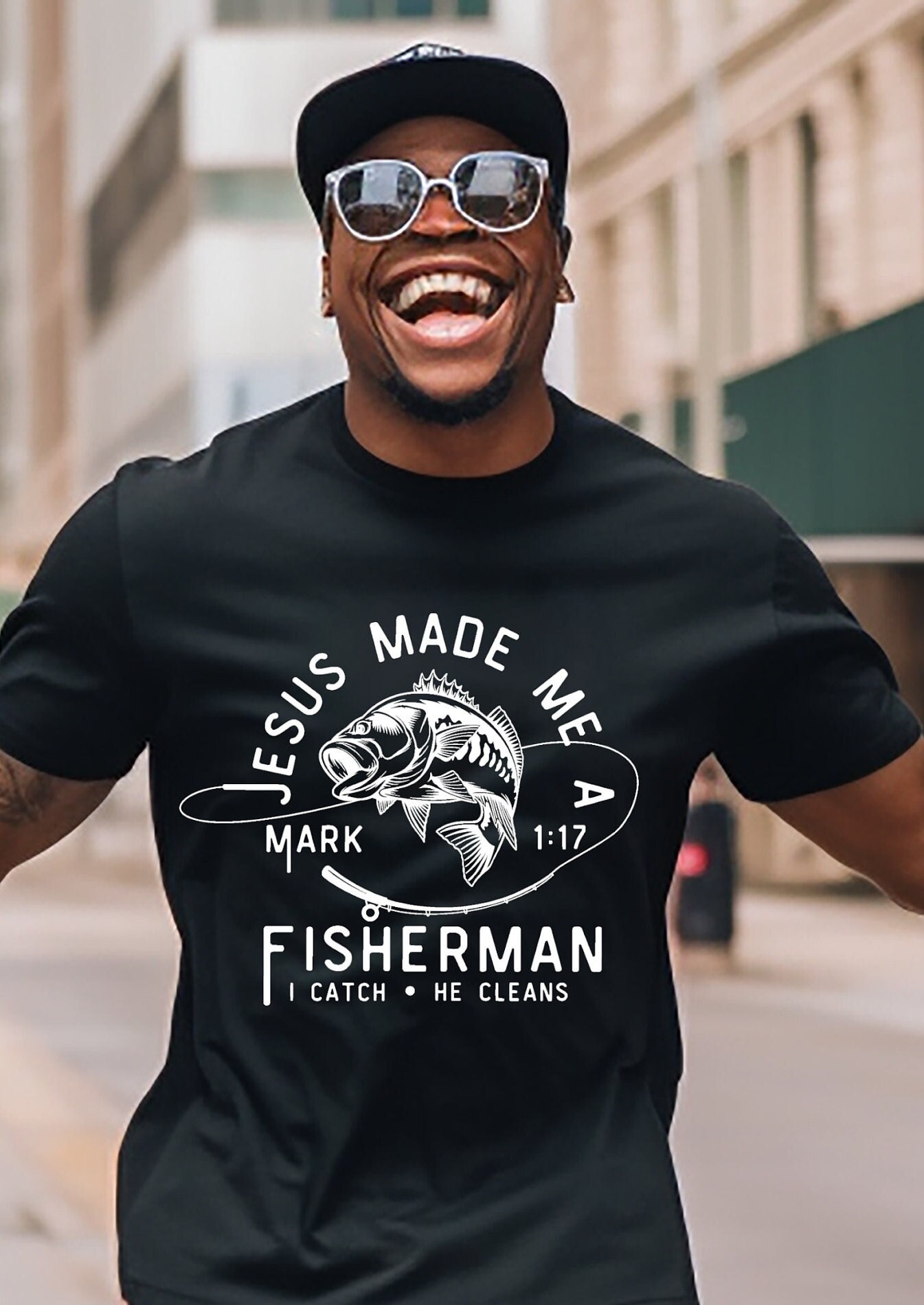 Fisherman Shirt,Mens Christian Shirt, Mens Christian Gifts, Fisherman Gift,  Fishing Shirt, Dad Gifts, Fisher of Men Shirt, Fishing Gifts