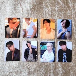 Ateez Golden Hour Pt 3 Mini Photocard Set, In your fantasy, Double-sided, Kpop, photocard Mini, Kpop concert freebie