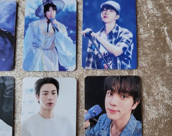 Jin Mini Photocard Set of 6 | Kim Seokjin Bias Gift for ARMY, Run