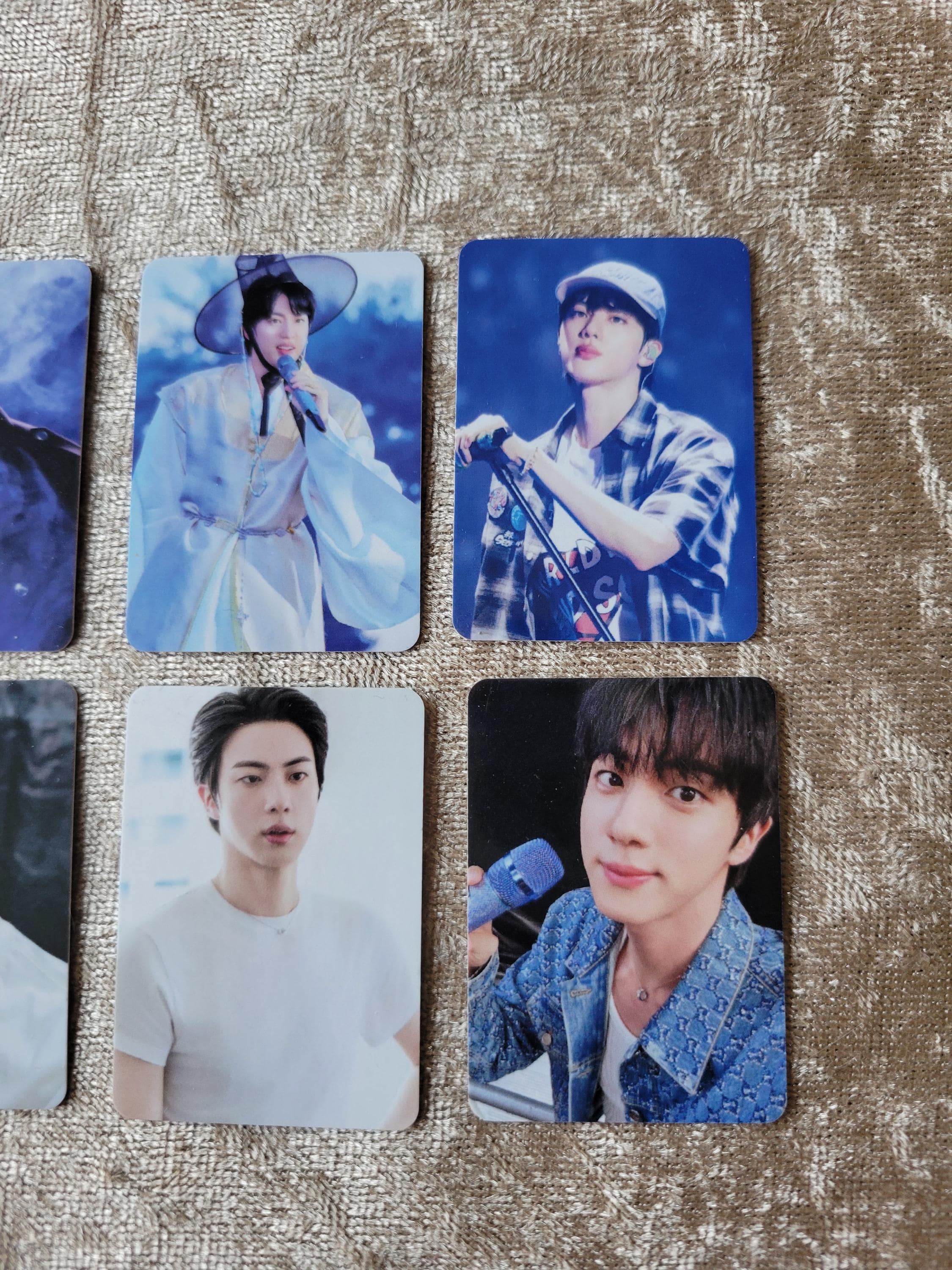 Jin Mini Photocard Set of 6 | Kim Seokjin Bias Gift for ARMY, Run