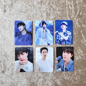 Jin Mini Photocard Set of 6 | Kim Seokjin Bias Gift for ARMY, Run Jin Photocard Set, BTS Jin, Run Seokjin Tour, Bts