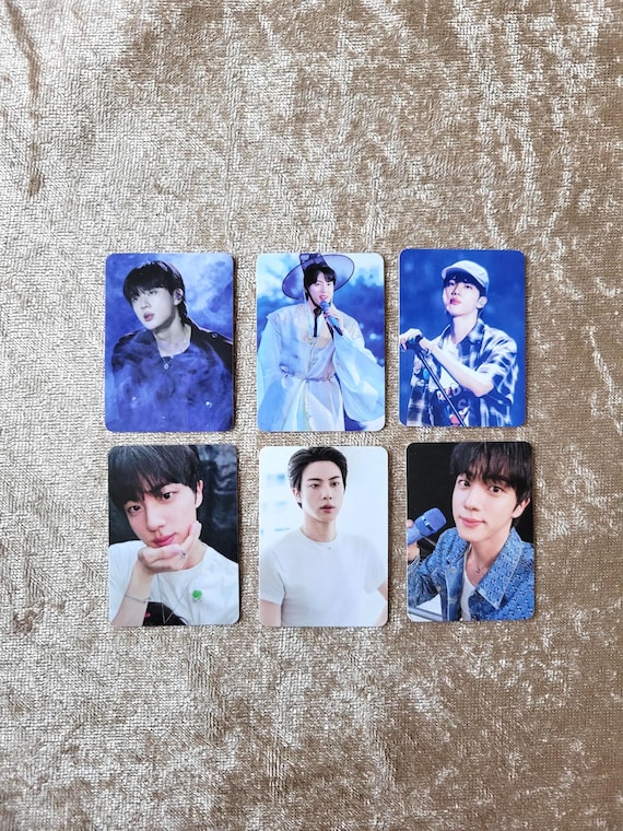 Jin Mini Photocard Set of 6 | Kim Seokjin Bias Gift for ARMY, Run