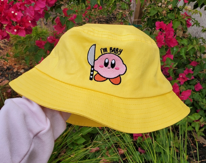 Kirby Bucket Hat Etsy