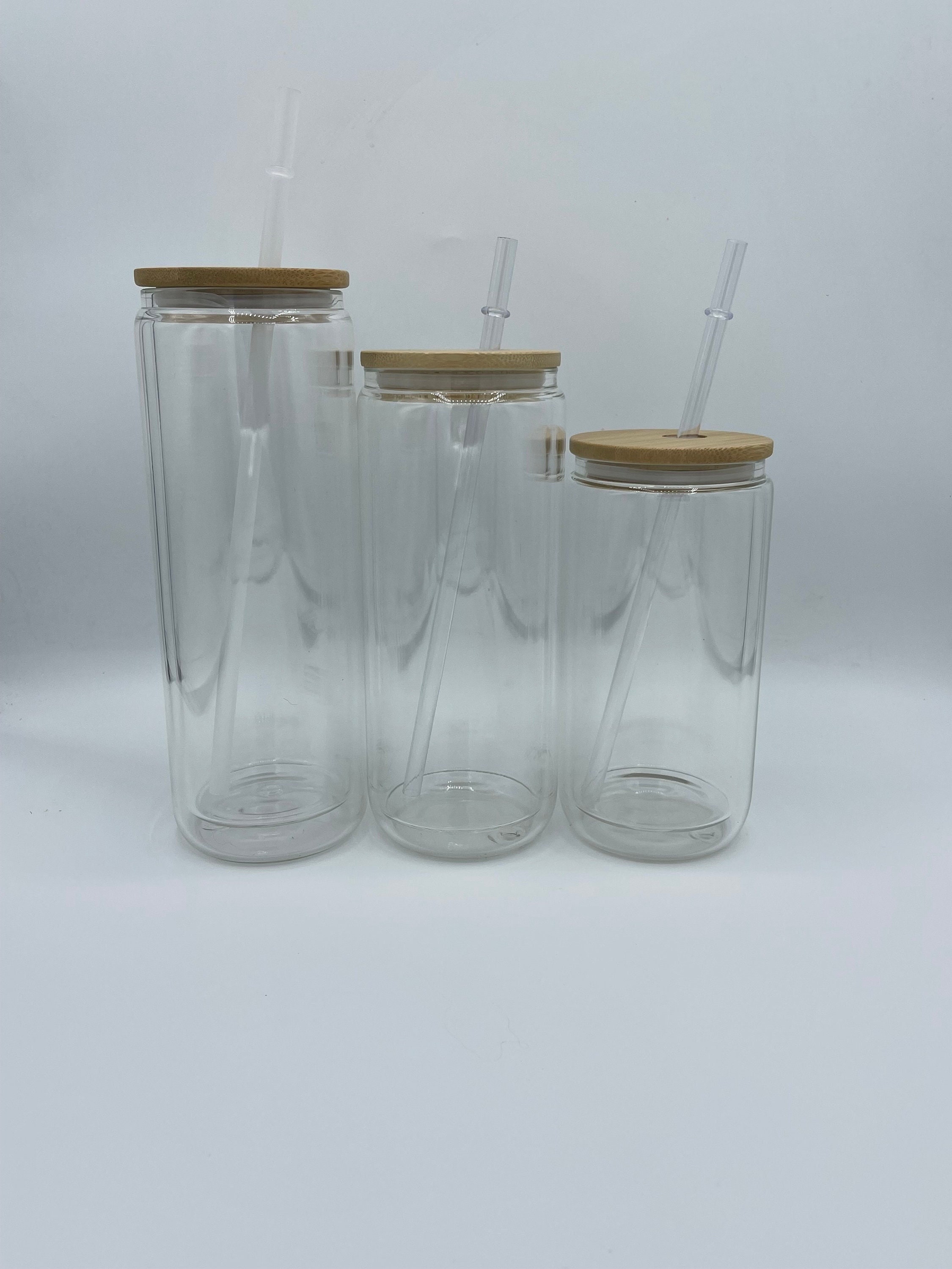 Clear Glass Cloud Shaped Cup With Bamboo Wooden Lid And - Temu