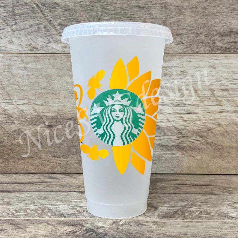 Free Free 129 Cricut Sunflower Starbucks Cup Svg SVG PNG EPS DXF File
