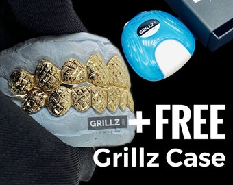 Extreme shiny diamond cuts & dust, FREE grillz case each order, high quality guaranteed, fast turnaround, responsive, FREE fast shipping