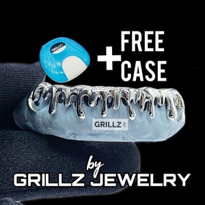 Grillz, Special 3D Dripping, FREE Case, High quality, FREE Extra Mold Kits, FAST turnaround for urgent needs, Free express shipping