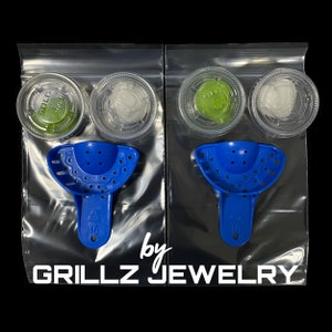Grillz Mold Kit: Custom Dental Impression Set + Extra Kit