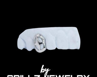 Custom Star Grillz: Open Face 925 Silver Grill
