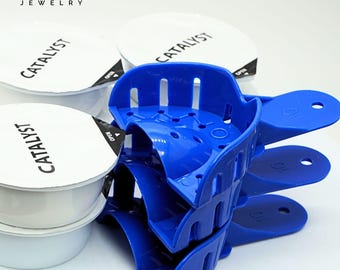 Kit de moules Grillz personnalisés bricolage, prise d'empreinte dentaire, facile à utiliser