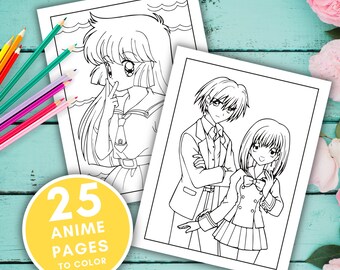 manga malvorlagen etsy singapore
