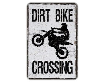 Dirtbike Parking Sign Gag Novelty Gift Funny Bmx Racing Cycle - Etsy