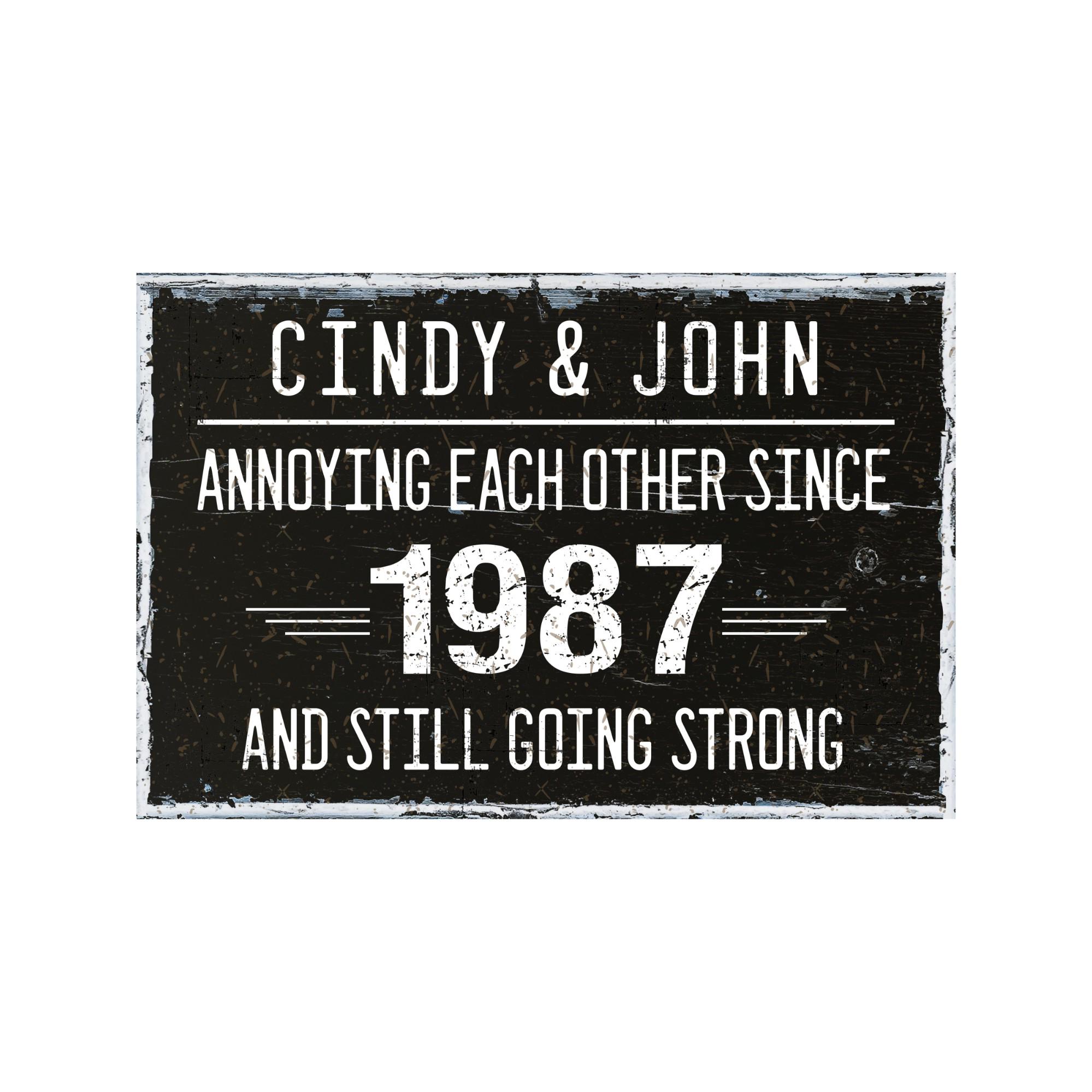 40Th Anniversary Wedding Annoying Each Other Since T-Shirt