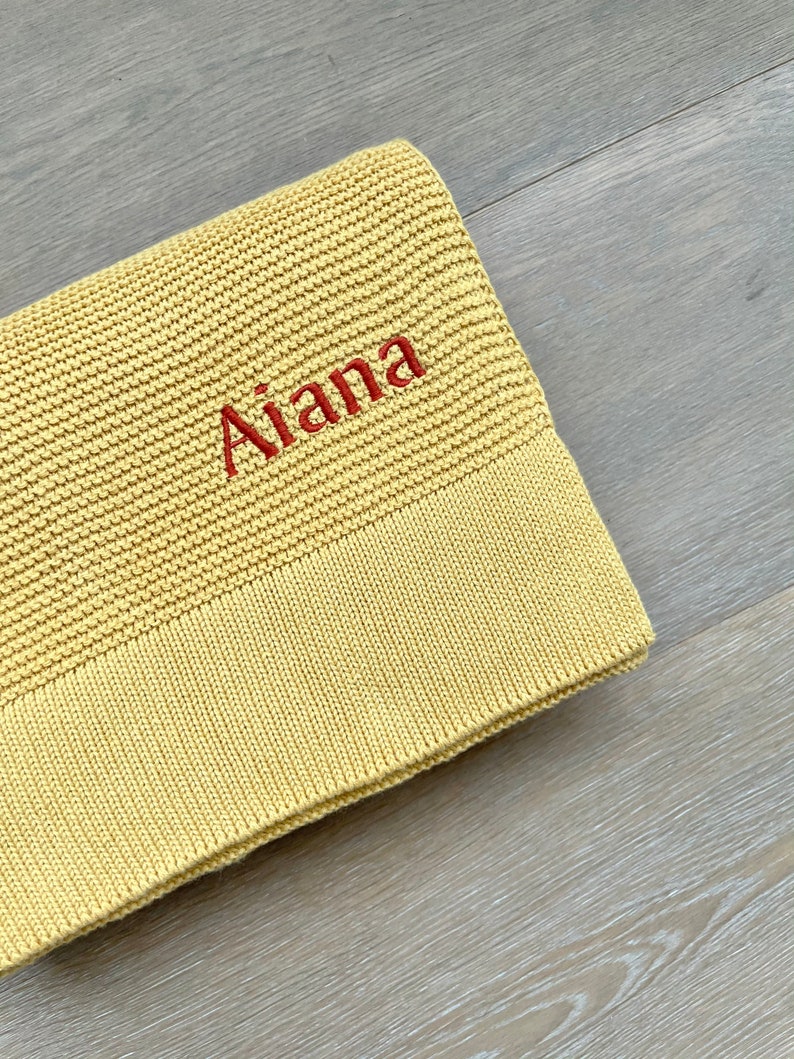 Personalised Baby Blanket Embroidered Name stroller Etsy