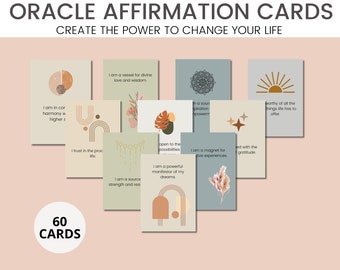 Daily Affirmation Cards, Encouragement Cards, Daily Meditation, Affirmation Deck, Mindfulness and Anxiety Cards, Self Regulation, Self Love