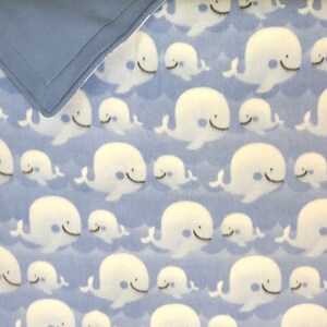 Whale Fleece Blanket