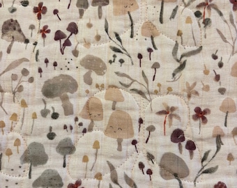 Mushroom Baby Pastel Quilt