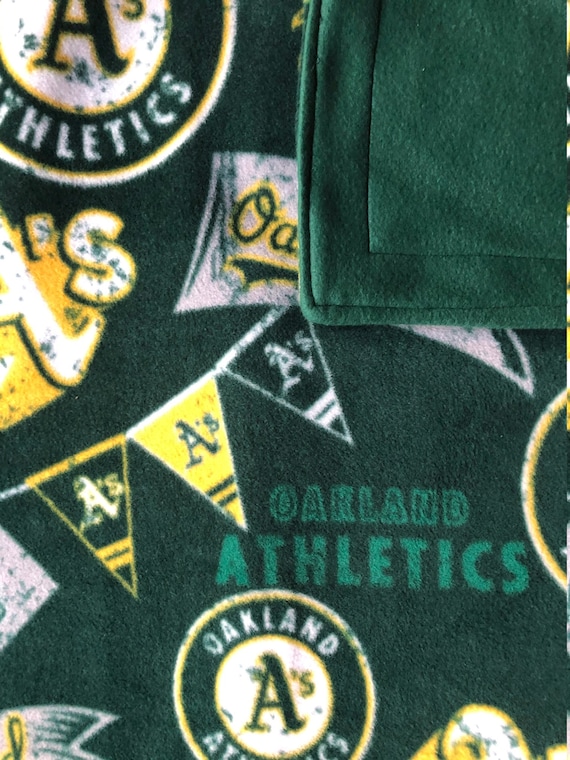 Oakland Athletics A's Fleece Blanket Etsy