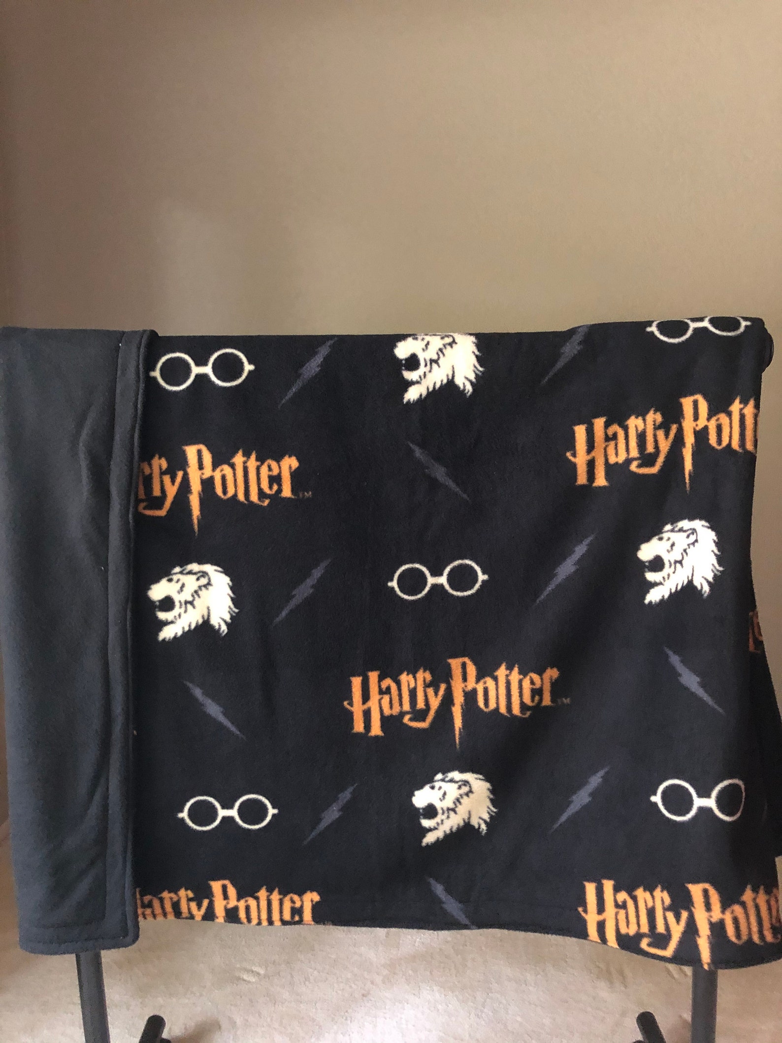 Harry Potter Fleece Blanket Etsy