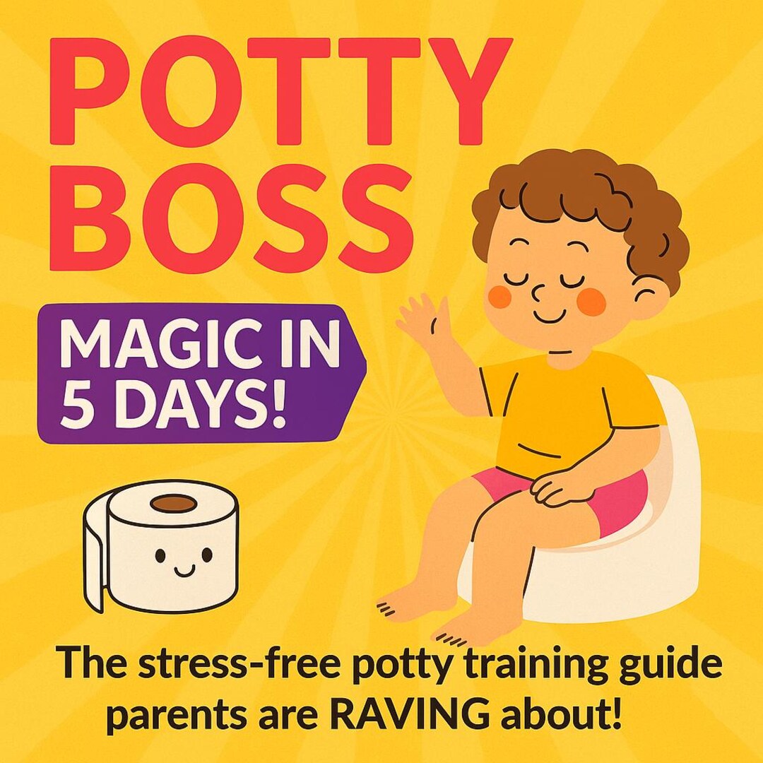Potty Boss 5-day Reset Plan | Gentle Potty Training Guide for Toddlers ...