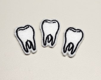 Trio - Boygenius Tooth 1.2" Embroidered Patch