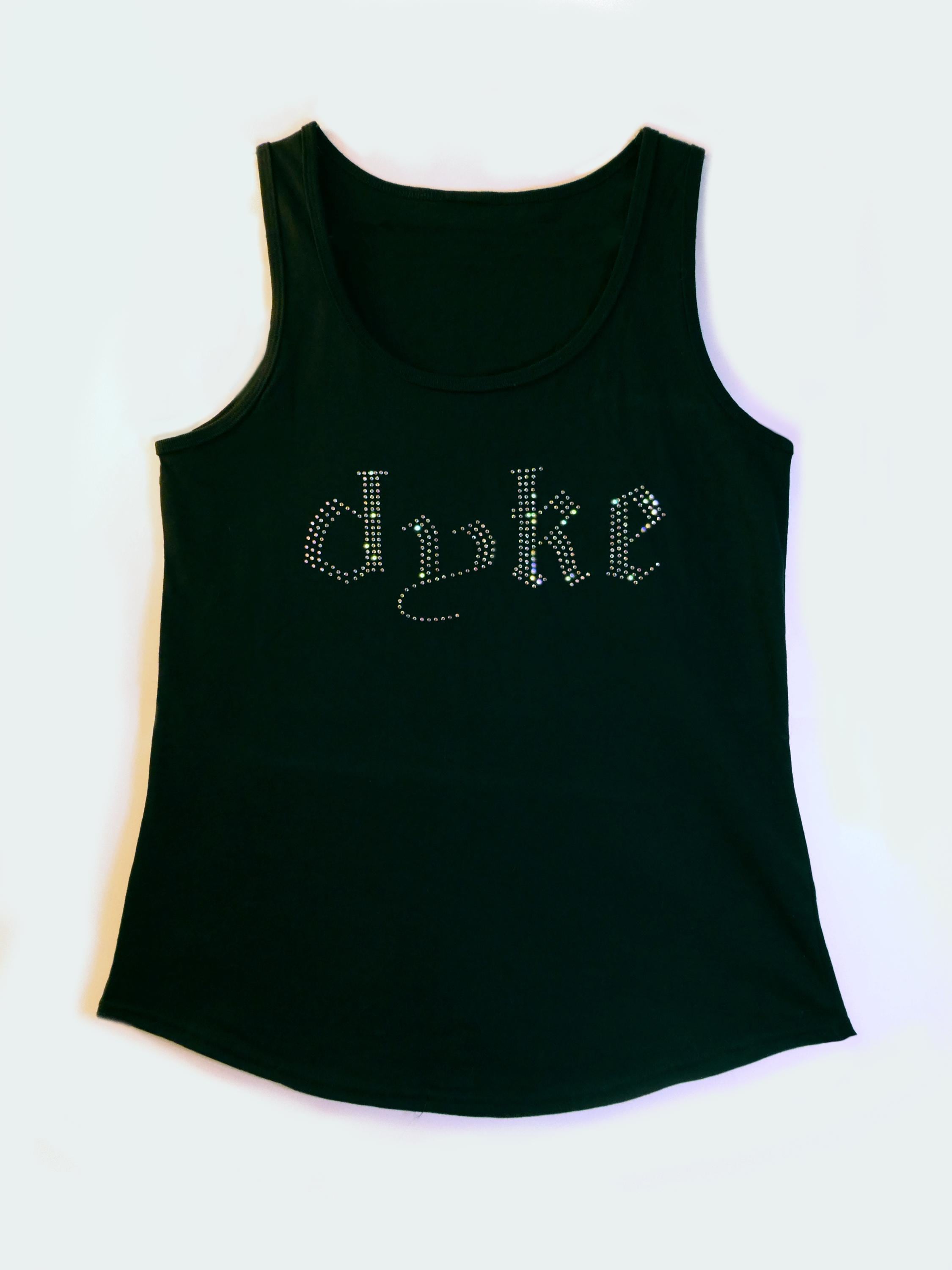 Dyke Tank - MUNA Inspired Rhinestone Tank Top - Etsy