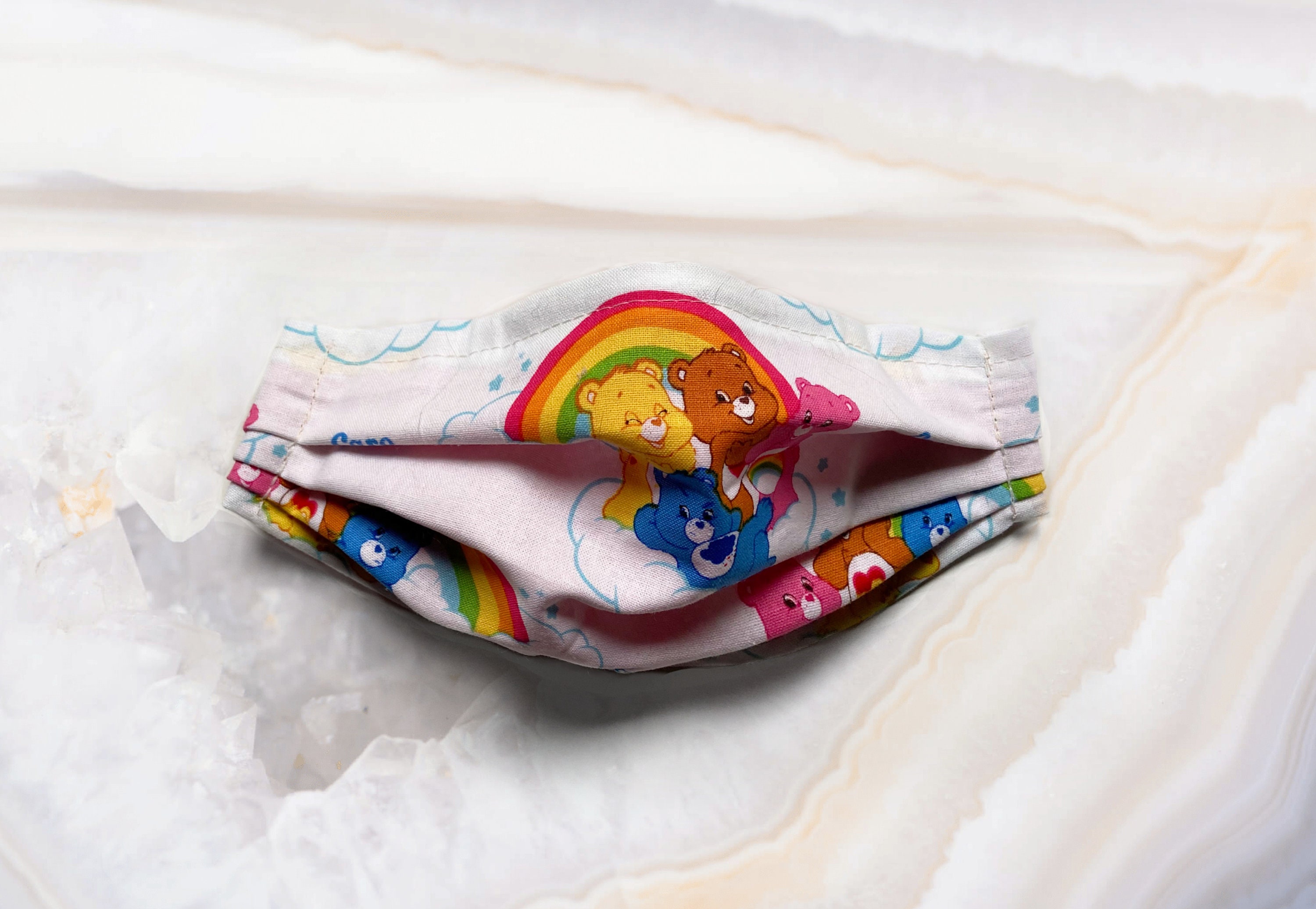Care Bears Cotton Face Mask With Nose Wire Filter Pocket Etsy