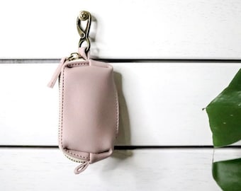 Dog Poop Bag Holder - Soft Pink