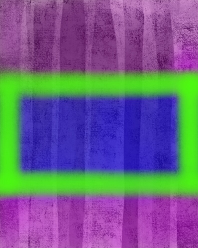 Modern Art Abstract Printable Fine Abstract Art Boho Abstract Blue Green on Purple Abstract design Art Rothko Inspired Abstract Art