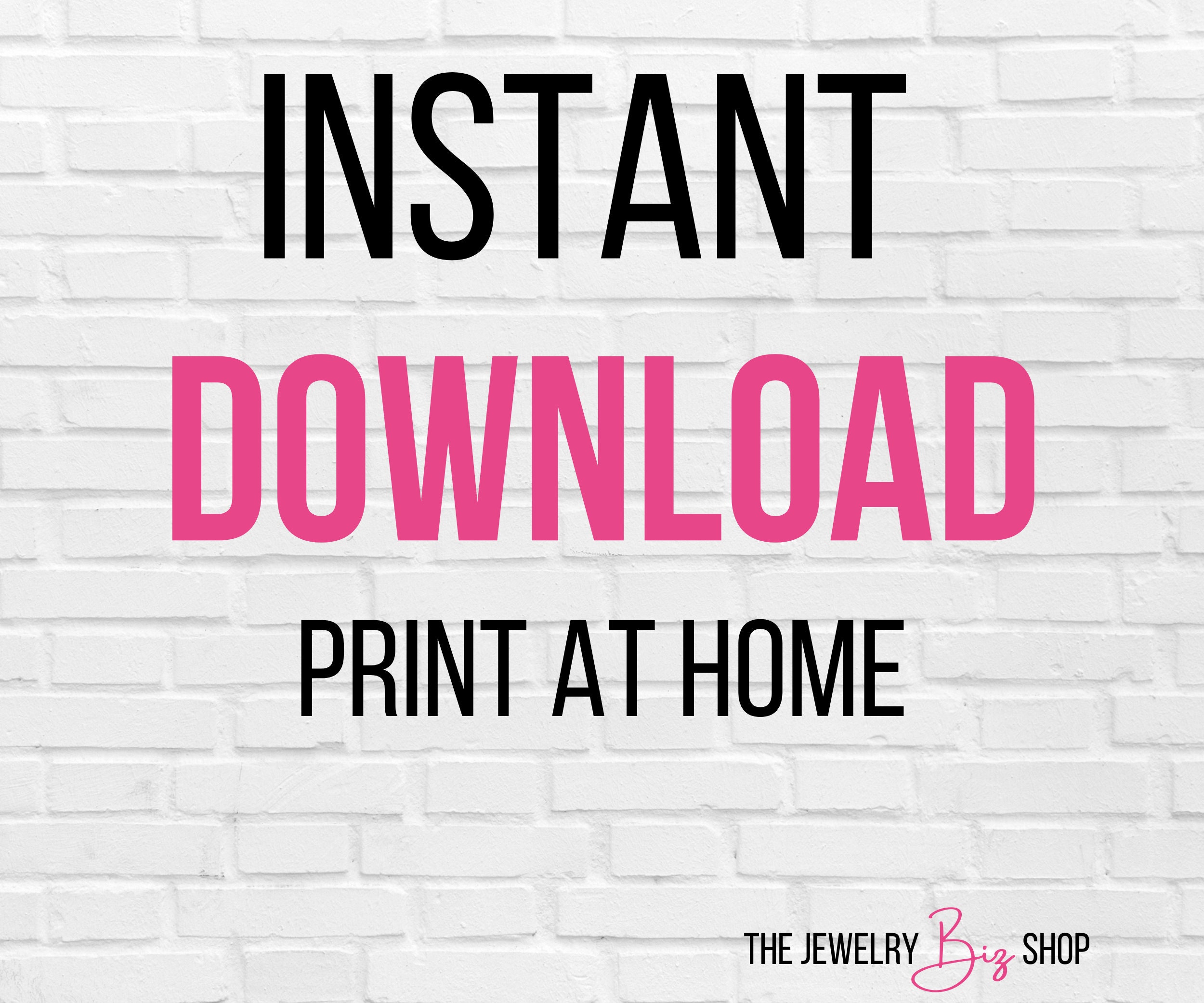 Daisy Jewelry Care Card PDF & PNG Print Avoid Sleep, Shower, Sprays