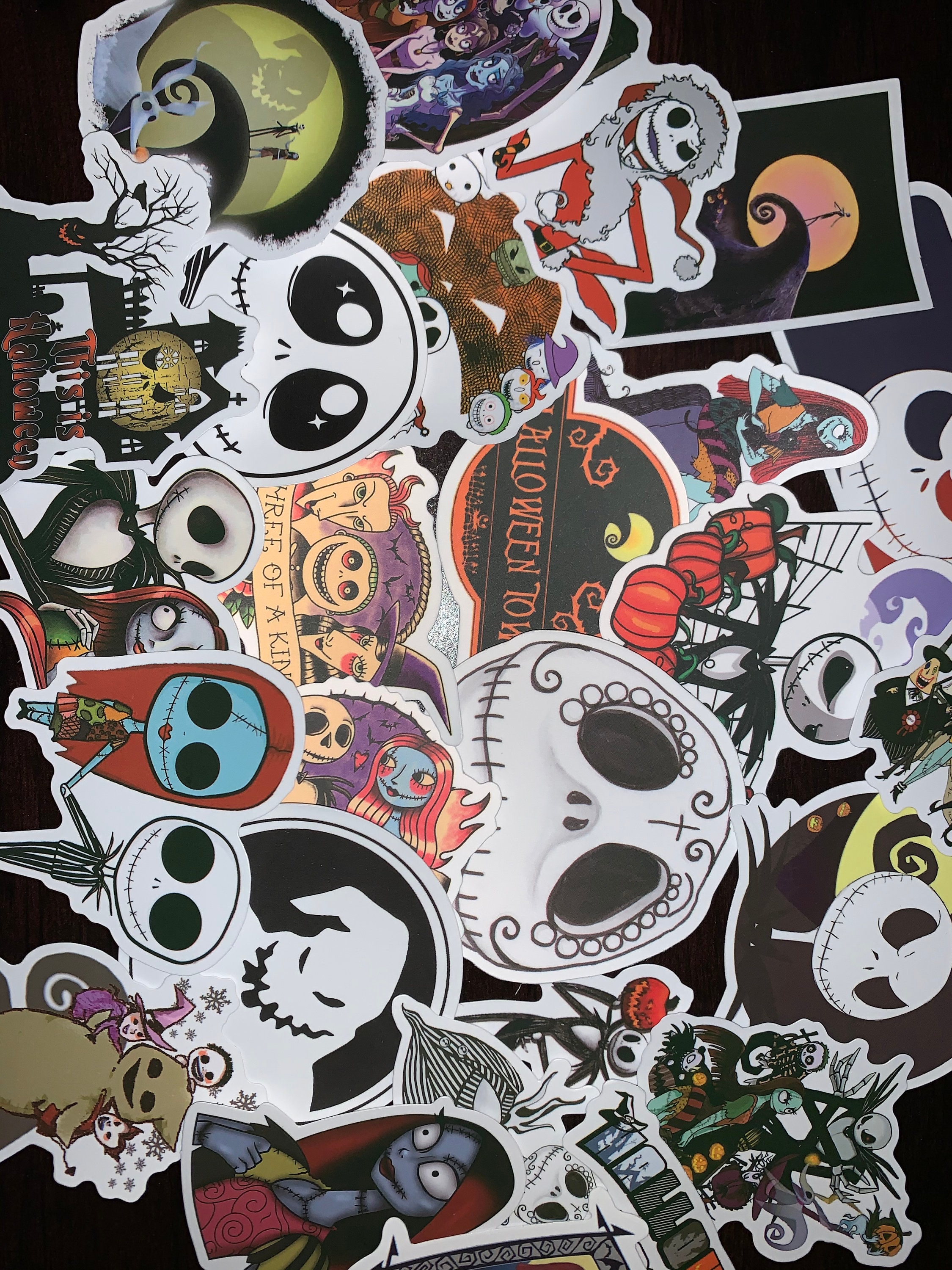 Nightmare before Christmas stickers  Etsy