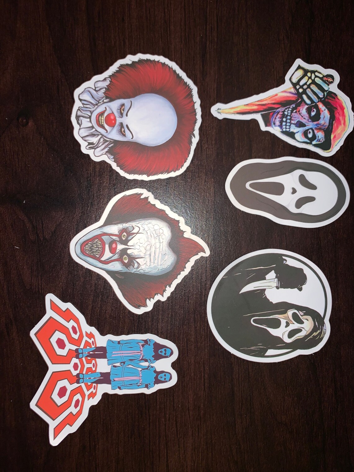 Horror Film Stickers Etsy