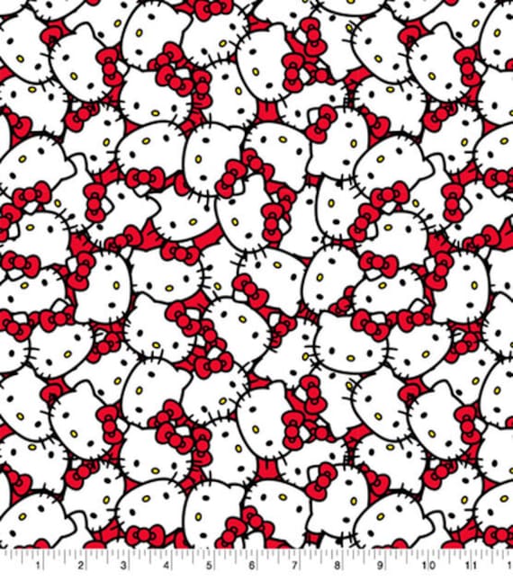 Hello Kitty Cotton Fabric Classic Hello Kitty Cotton - Etsy Ireland Hello Kitty Cotton Fabric Classic Hello Kitty Cotton - Etsy Ireland