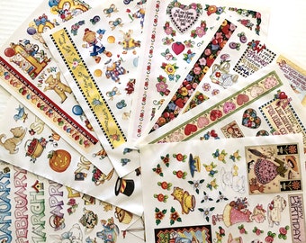 Mary Engelbreit Scrapbook Stickers 8 Sheets