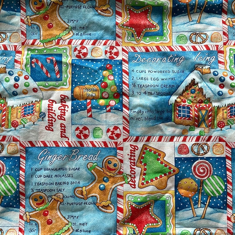Gingerbread Fabric - Etsy