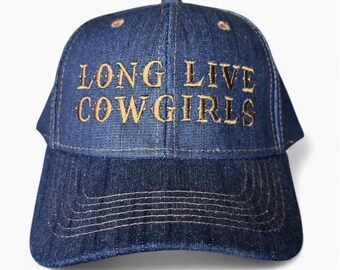 Lang leve cowgirl-denimhoed