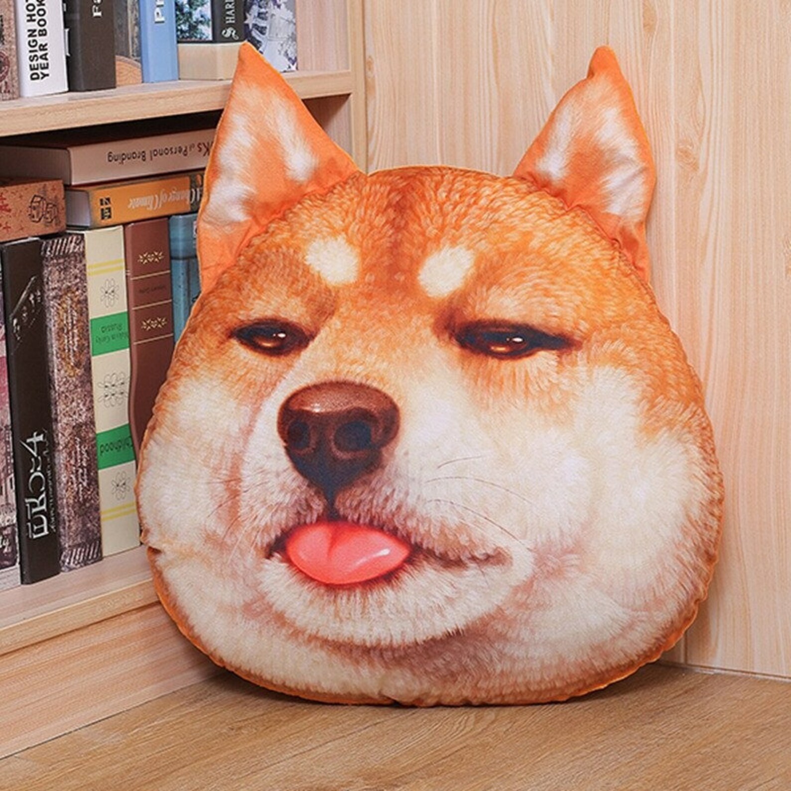 Giant Super Soft Corgi Face Pillow Realistic Huge Corgi Dog | Etsy