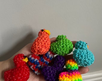 Loomigurumi-eenden van Rainbowloom