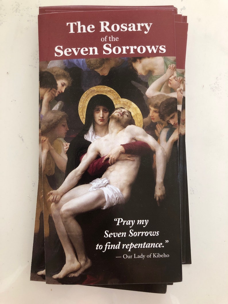 How to Pray the Rosary of the Seven Sorrows of Our Lady Pamphlets ...