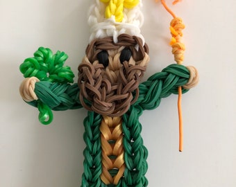 Rainbow Saint Patrick figurine