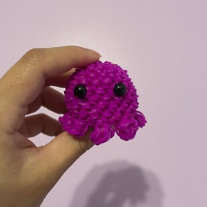 Rainbowloom loomigurumi mini octopus image 6