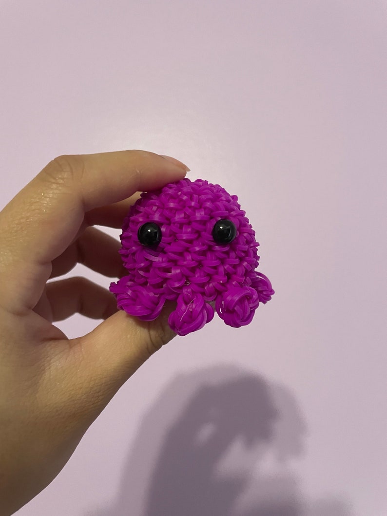 Rainbowloom loomigurumi mini octopus image 6