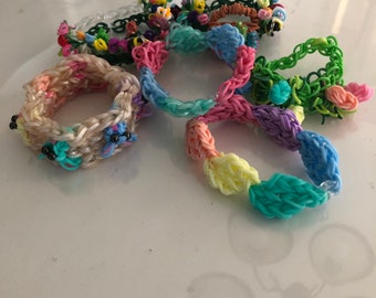 Rainbowloom Easter bracelets