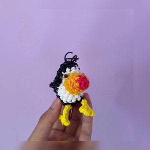 Rainbowloom loomigurumi toucan