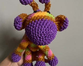 Rainbowloom loomigurumi giraffe