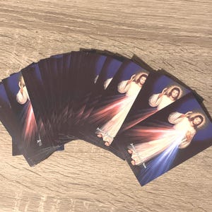 Jesus I trust in you - pocket size chaplet card