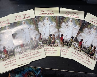 The five first Saturdays devotion- complete pamphlet. (English)