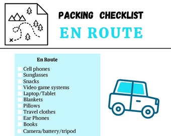 Packing List by Category