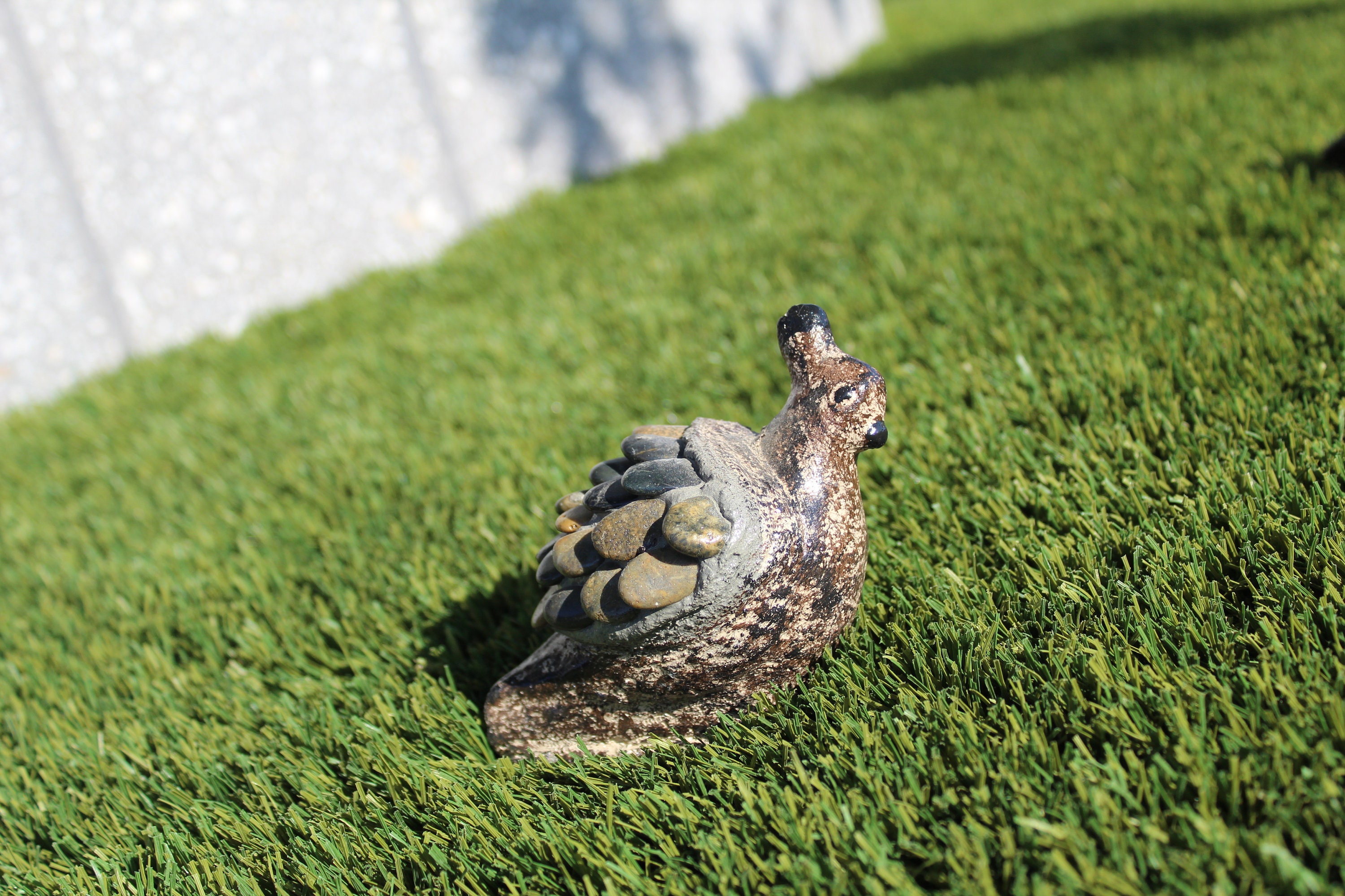 Cement Quail Gardenconcrete Baby Quailsset of Baby Etsy UK