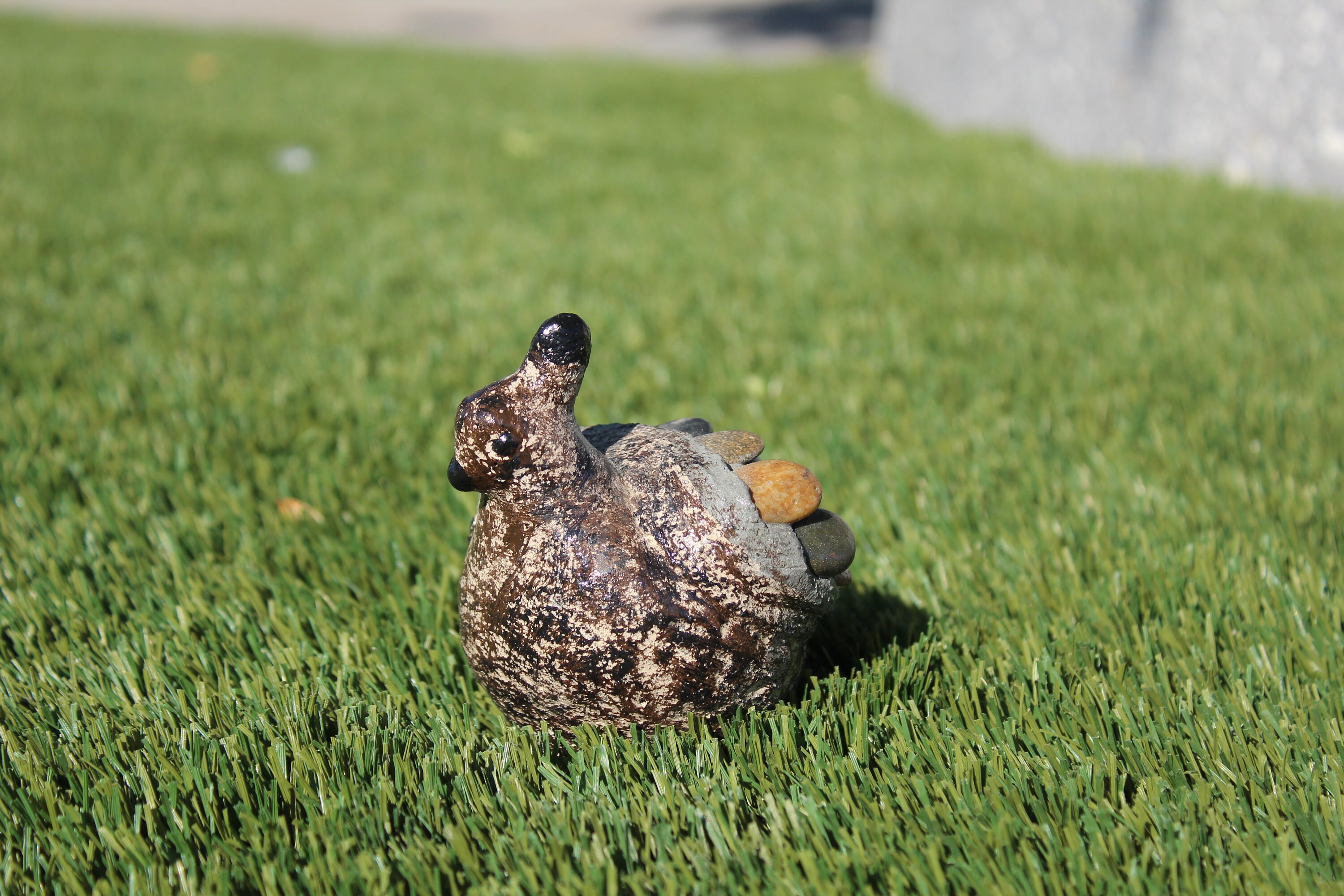 Cement Quail Gardenconcrete Baby Quailsset of Baby Etsy UK